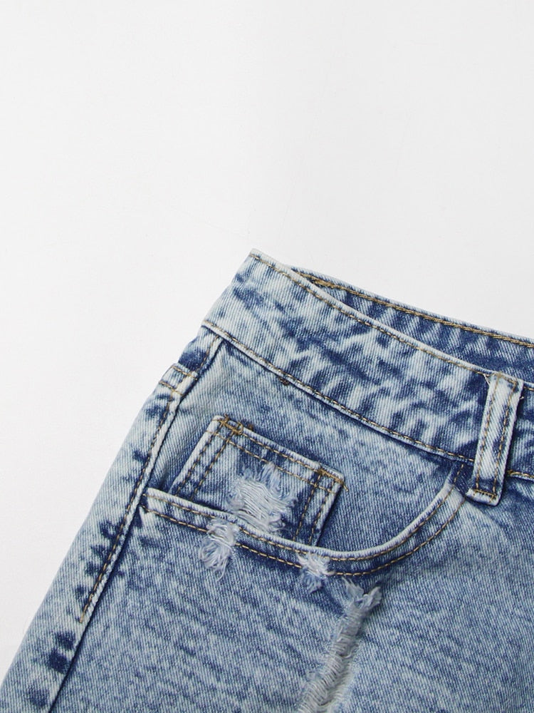 Vintage Cut Denim Shorts