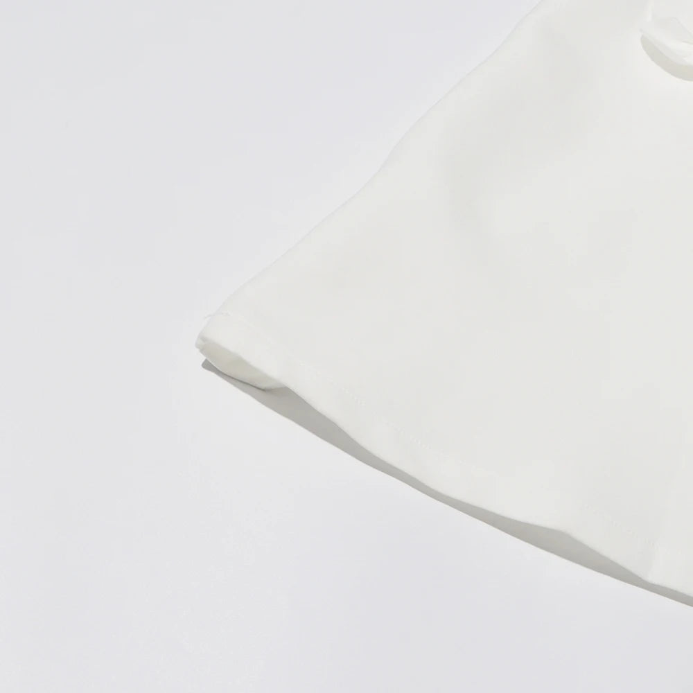 Open Back Appliques Dress