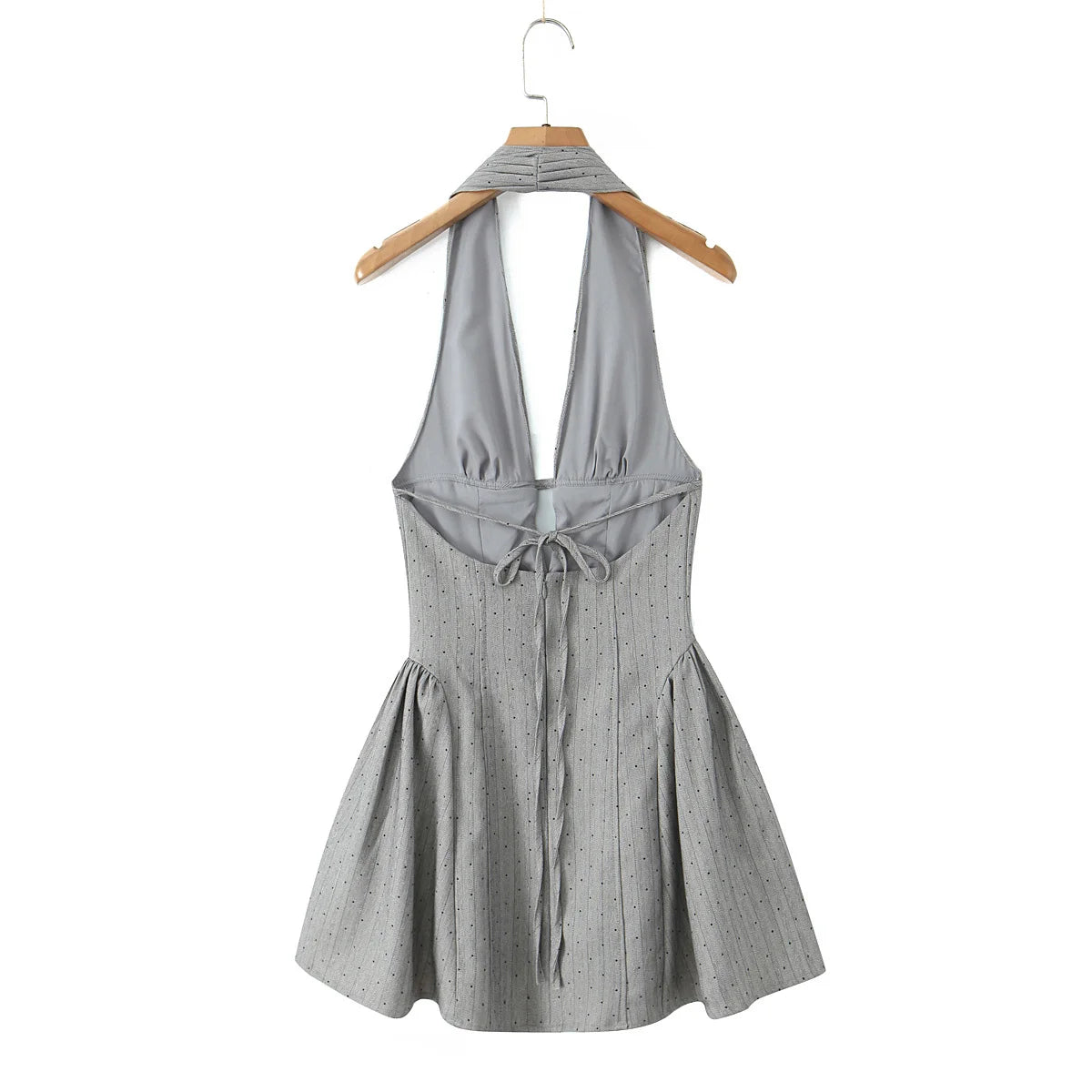 Polka Dot Halter Dress