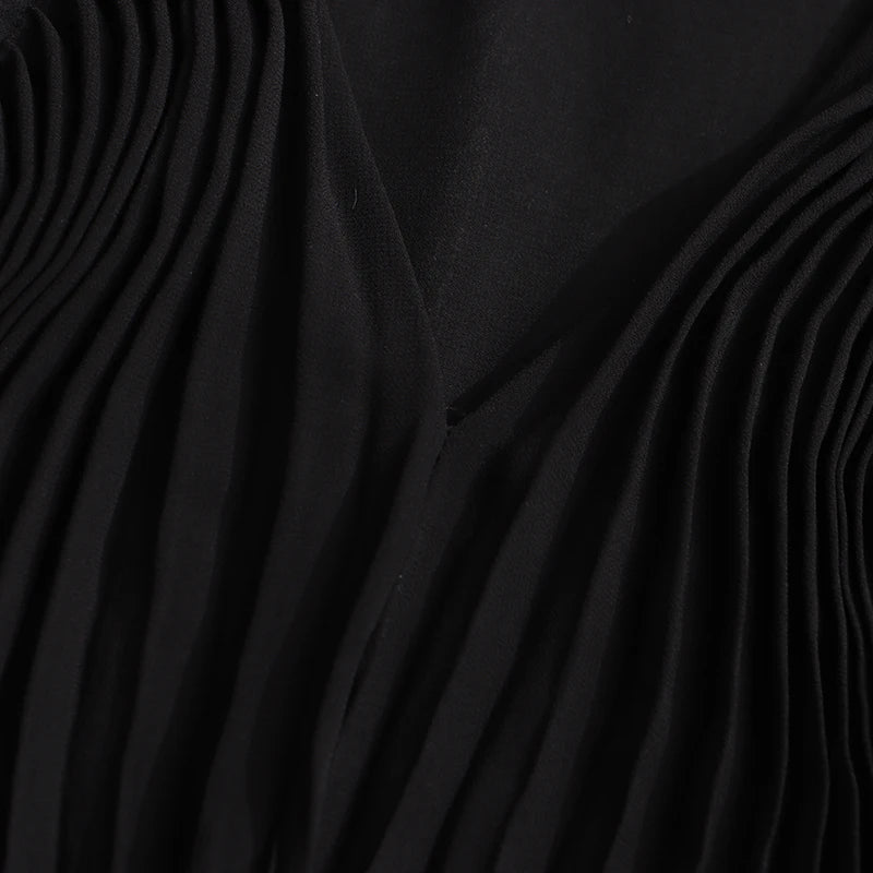 Pleated Maxi Dress