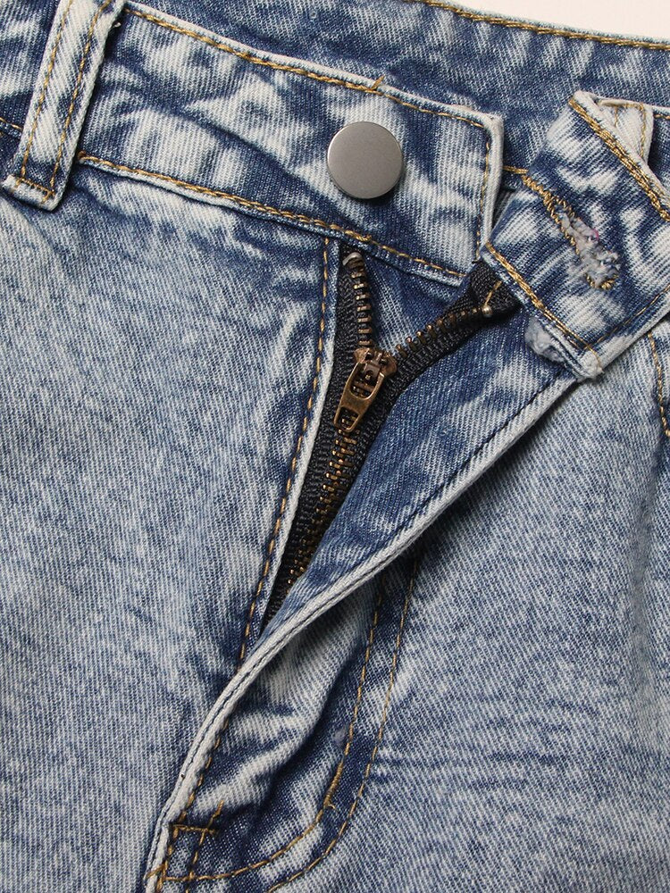 Vintage Cut Denim Shorts