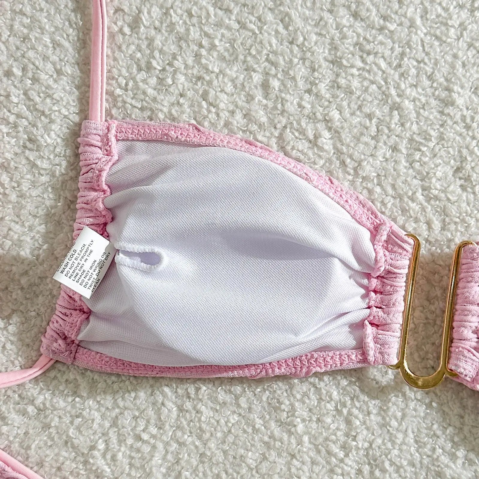 Ribbed Design Swimsuit
