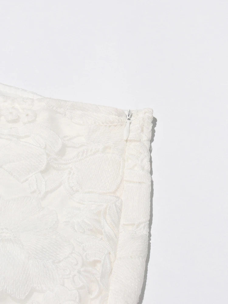 Lace Top and Trouser Set
