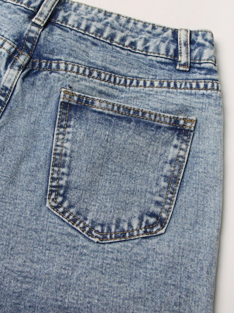Vintage Cut Denim Shorts