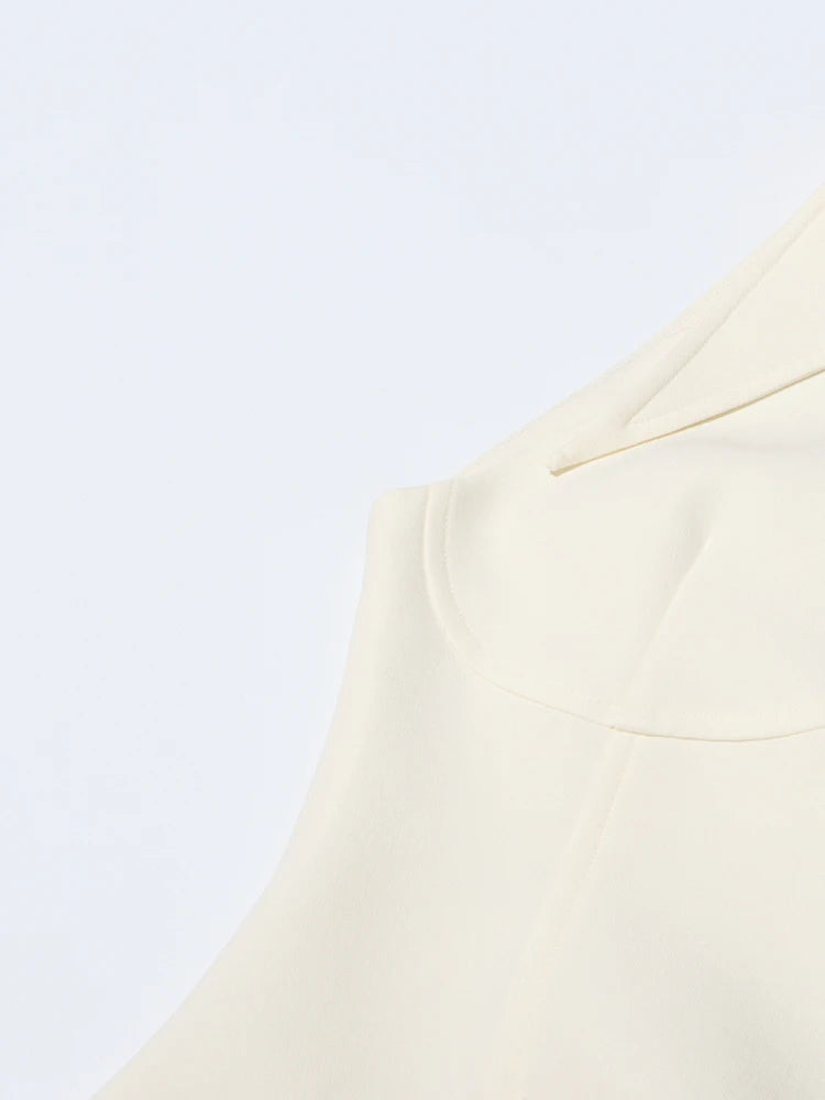Beige Midi Dress
