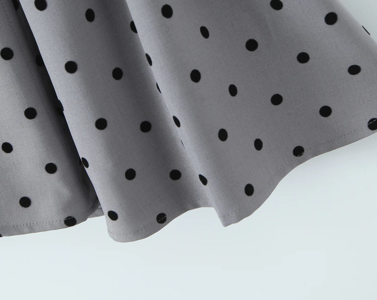 Polka Dot Halter Dress