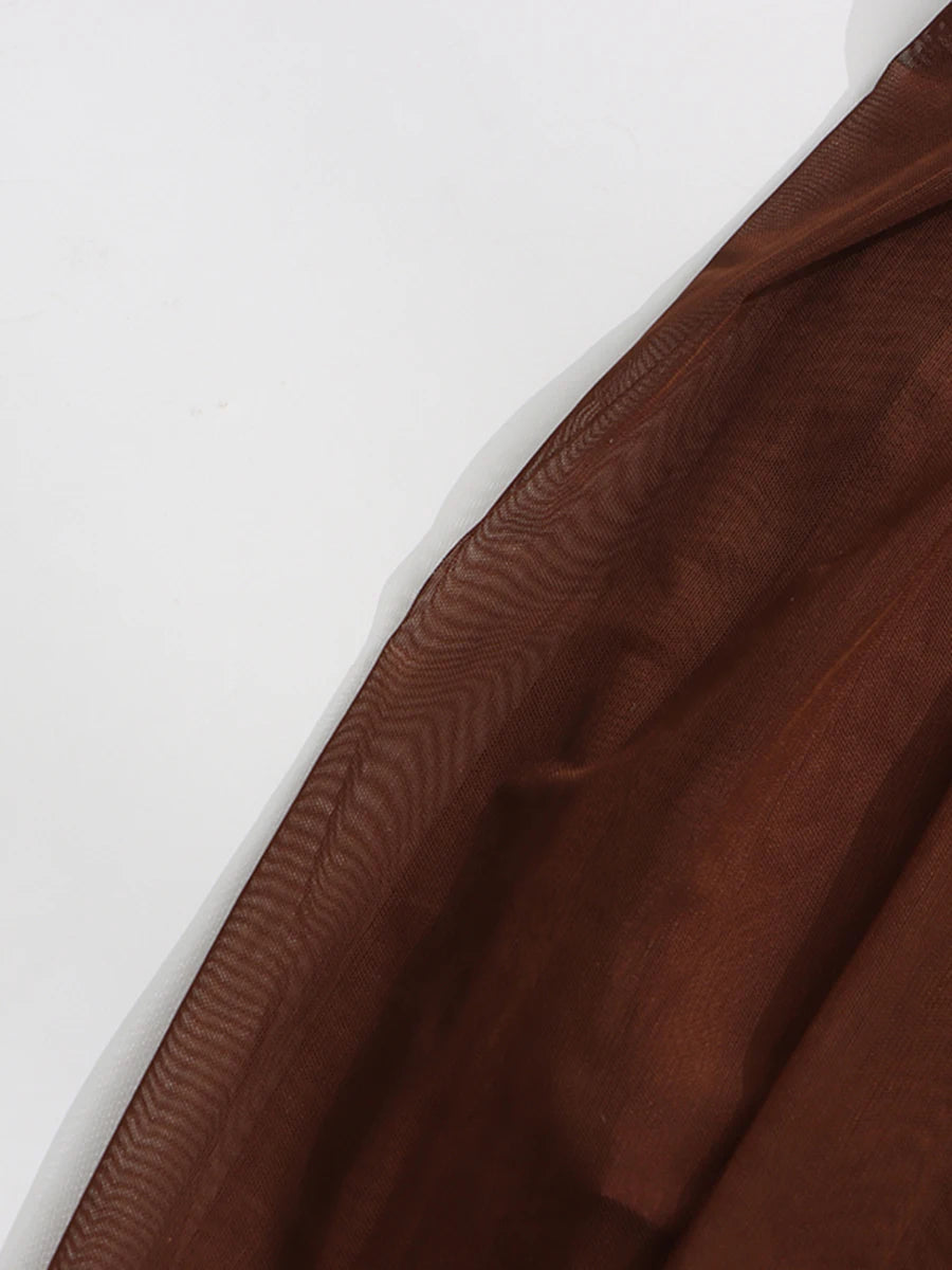 Brown Party Dress
