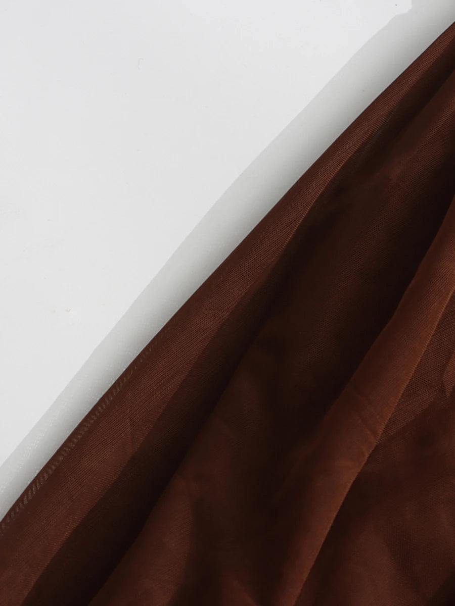 Brown Party Dress