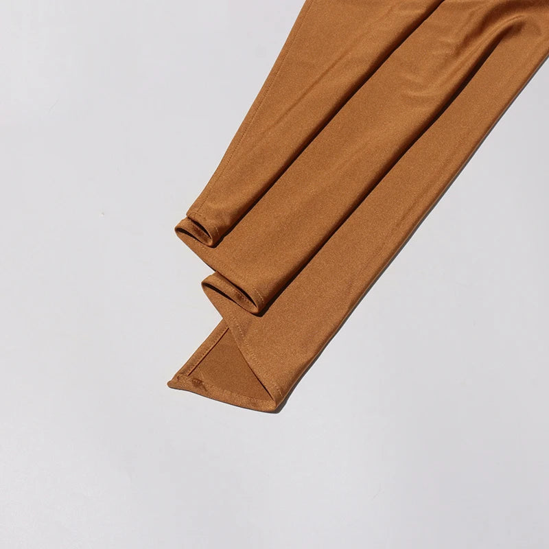 Draped Scarf Mini Dress