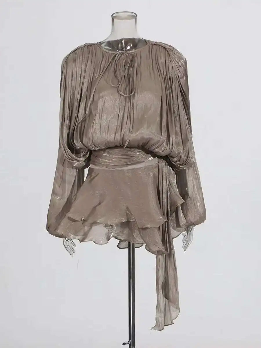 Blouson Mini Dress (More Colors)