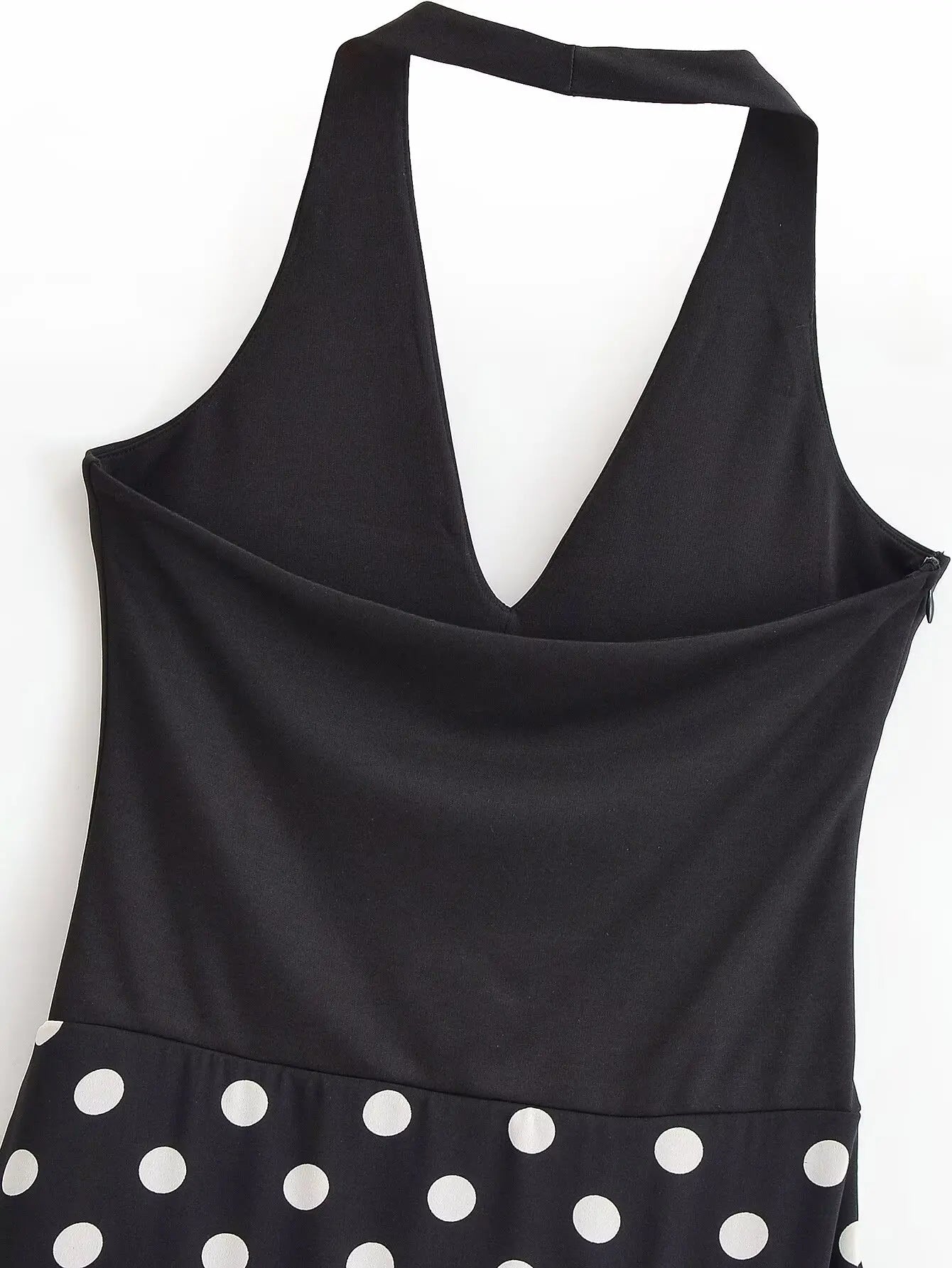 Halter Neck Chiffon Dress