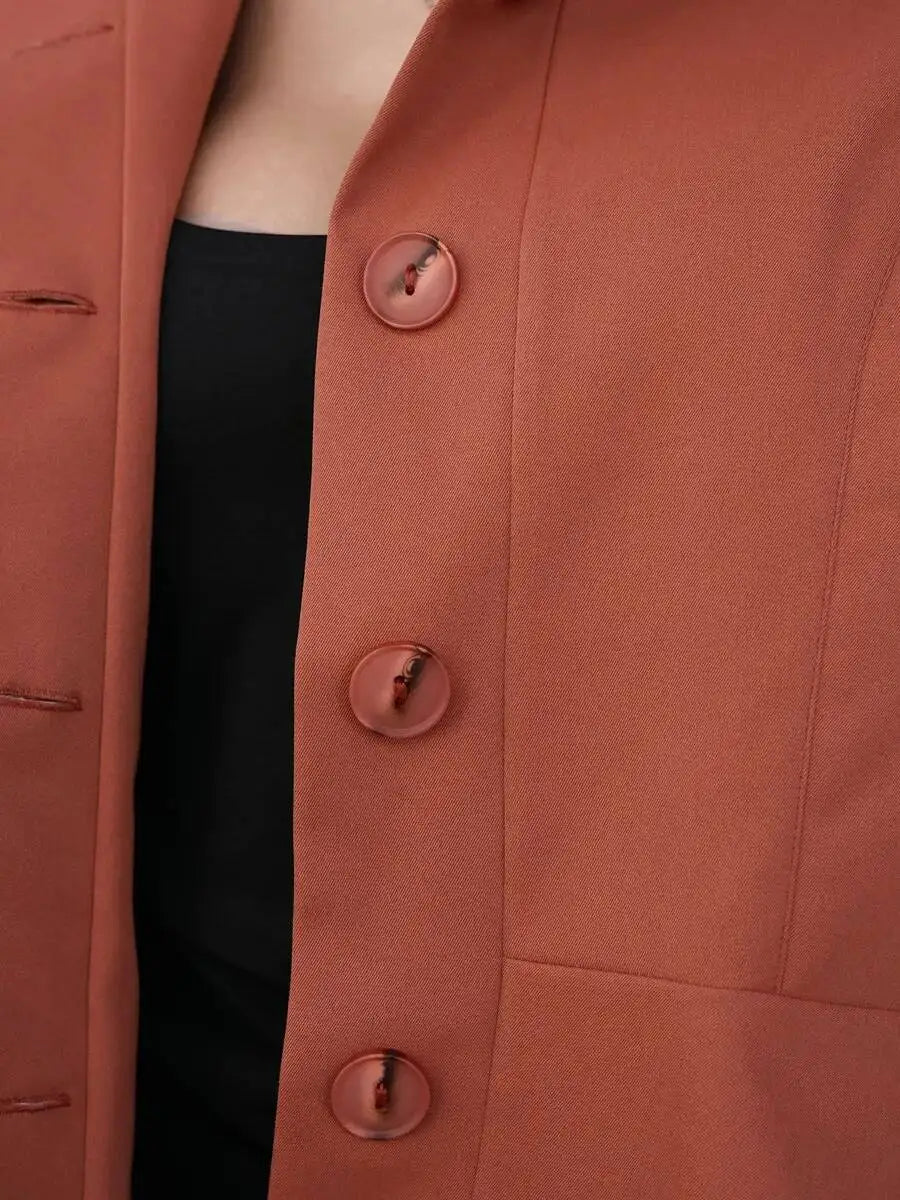 Stand Collar Trench Jacket