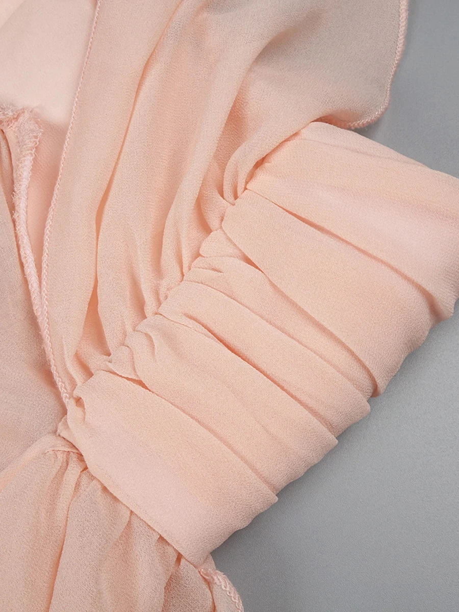 Reverse Halter Neck Dress