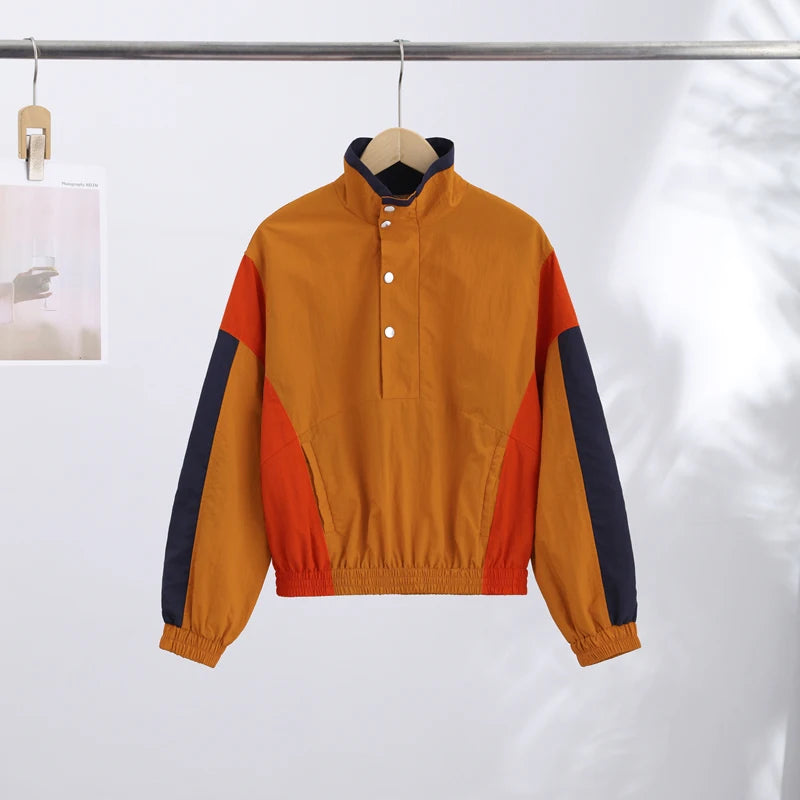 Retro Windbreaker Jacket