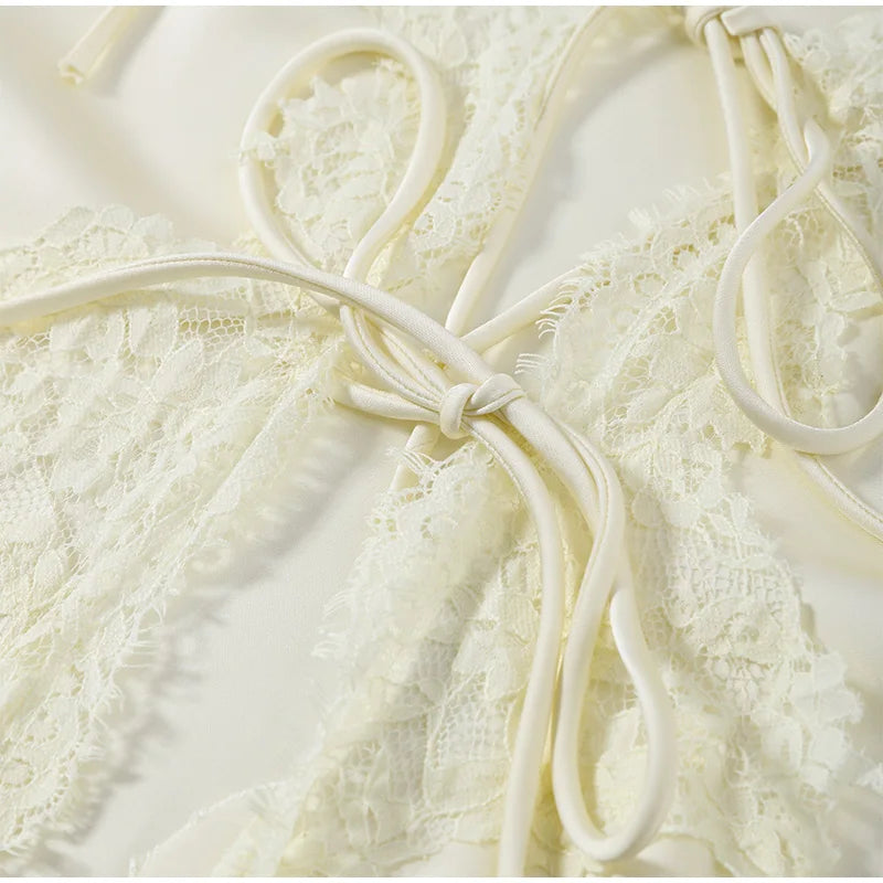 Satin Lace Set