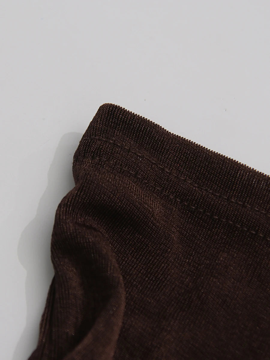Brown Skirt Set
