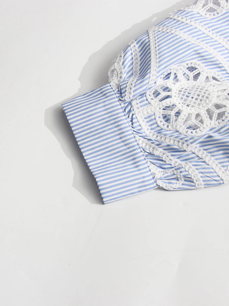 Embroidered Lace Shirt