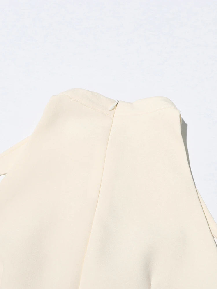 Beige Midi Dress