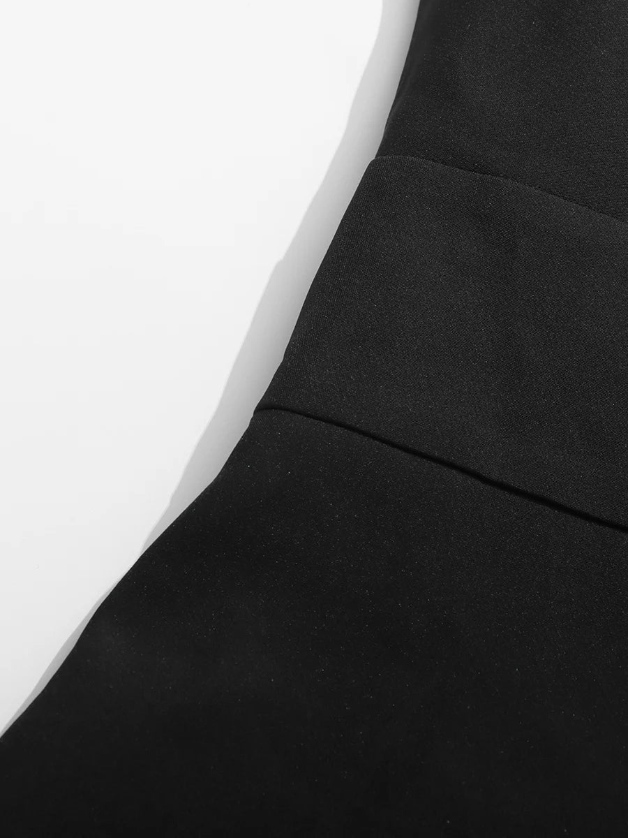 White Appliques Mini Dress