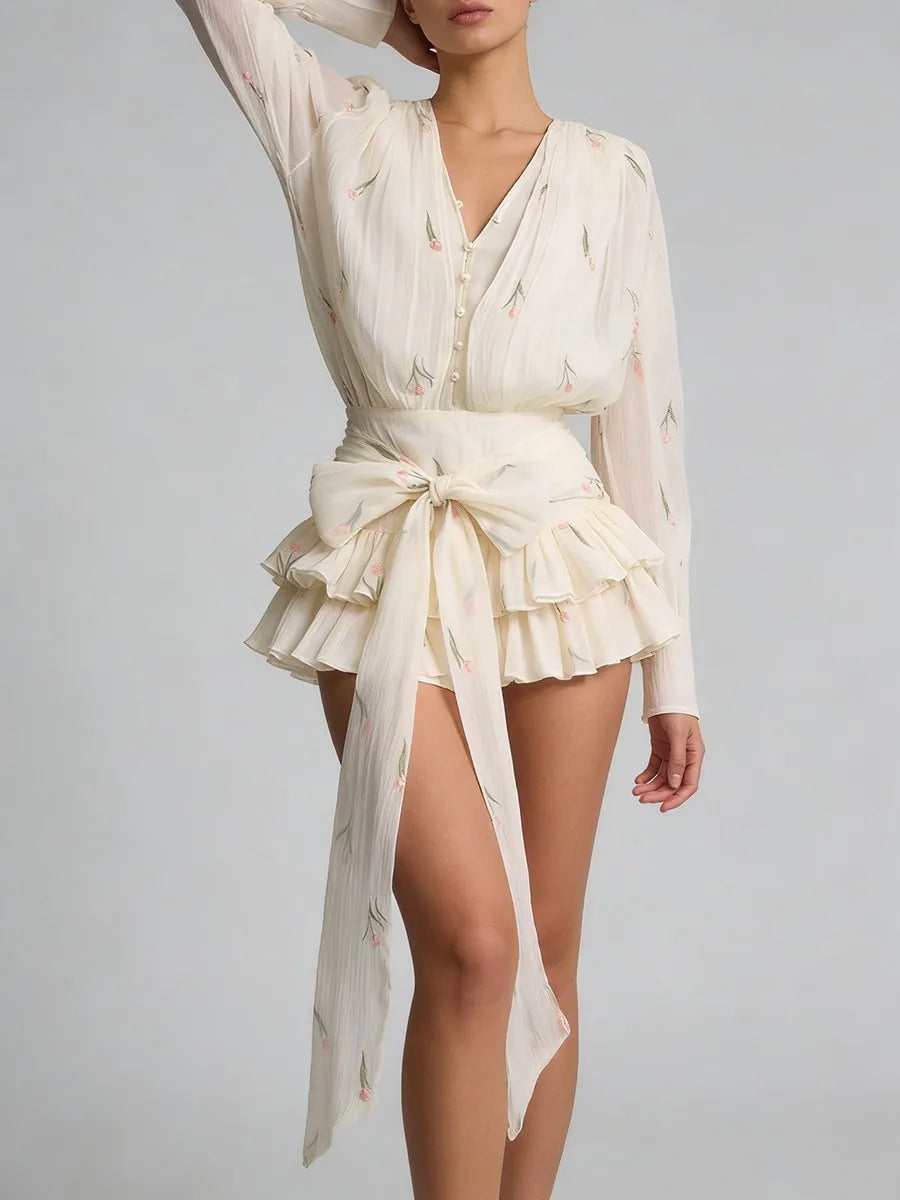 Ruched Mini Dress