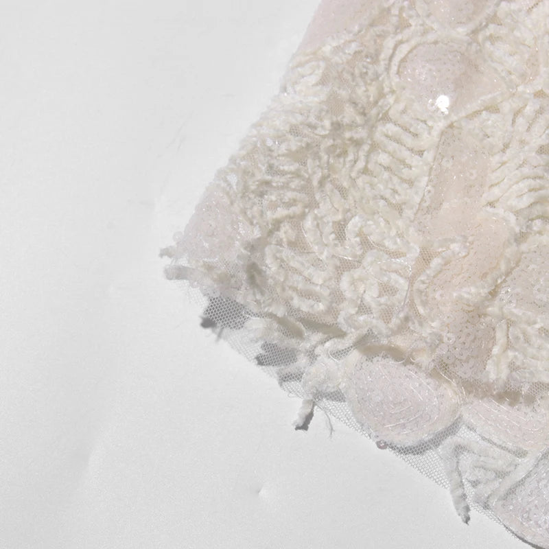 Lace and Sequins Maxi Dress