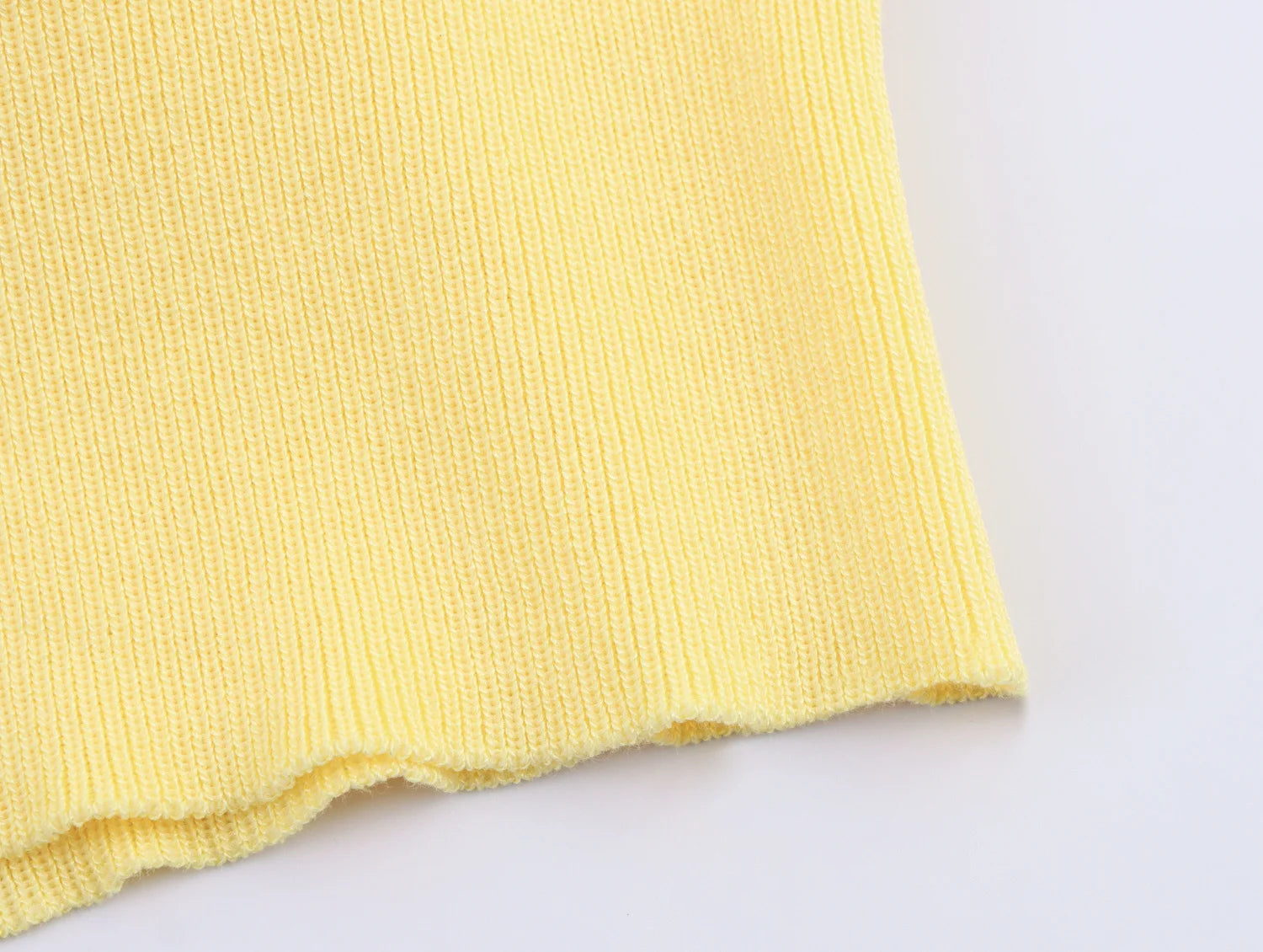 Yellow Knit Top