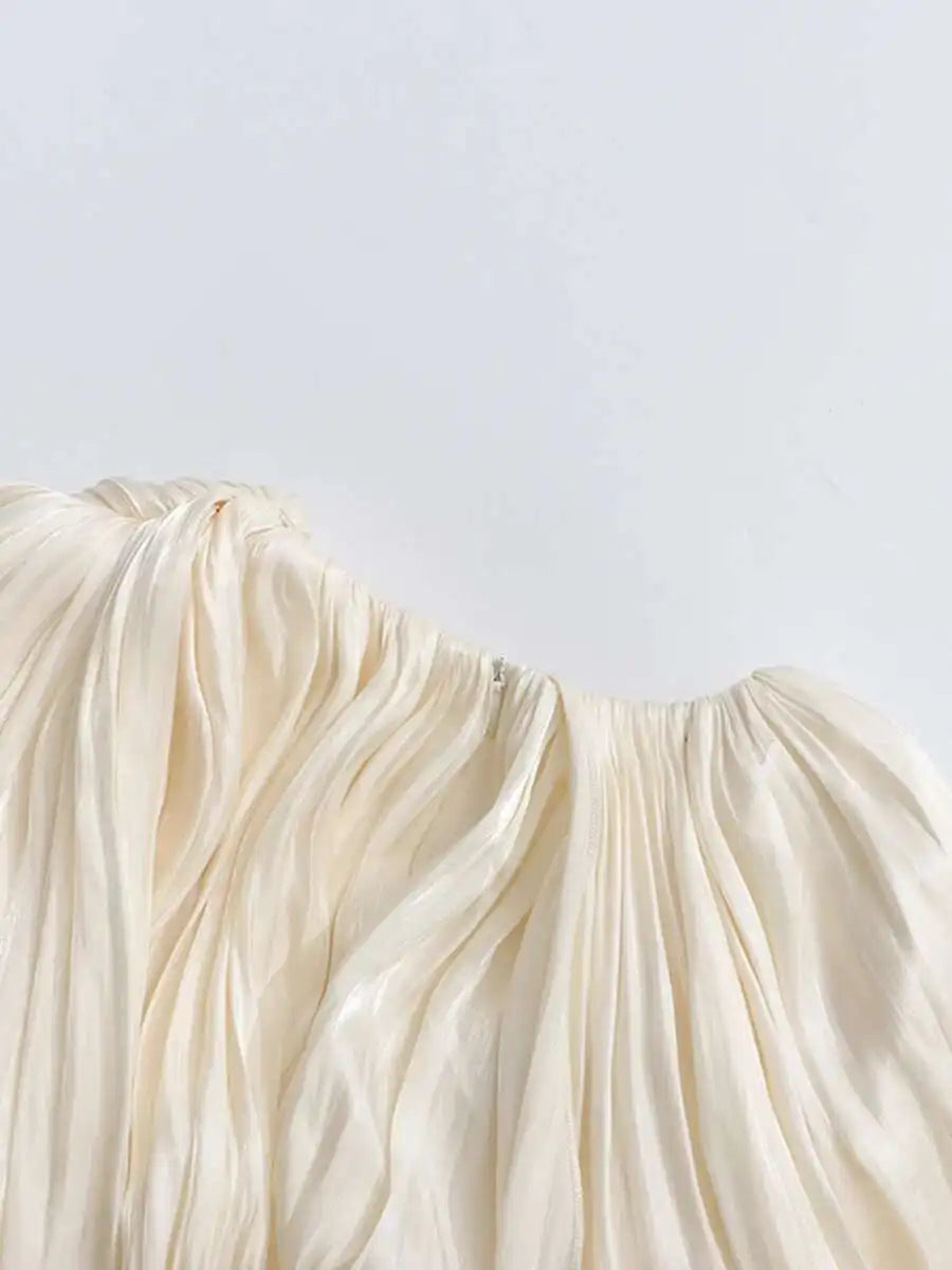 Draped Mini Dress
