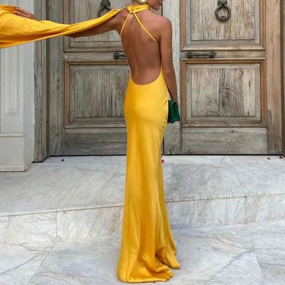 Shawl Collar Cocktail Dress