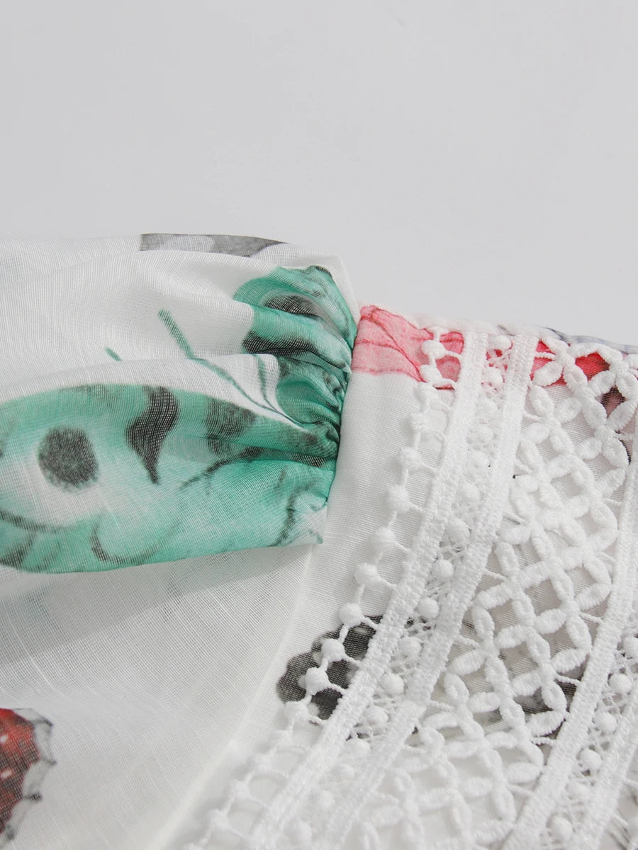 Butterfly Print Dress