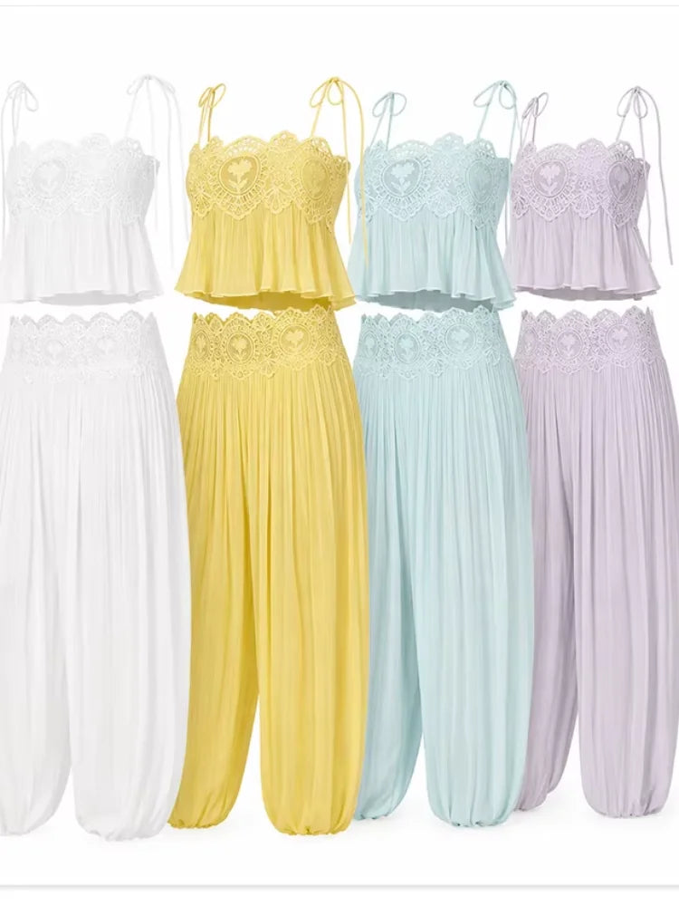 Zalia Atelier Sheer Lace Detail Set