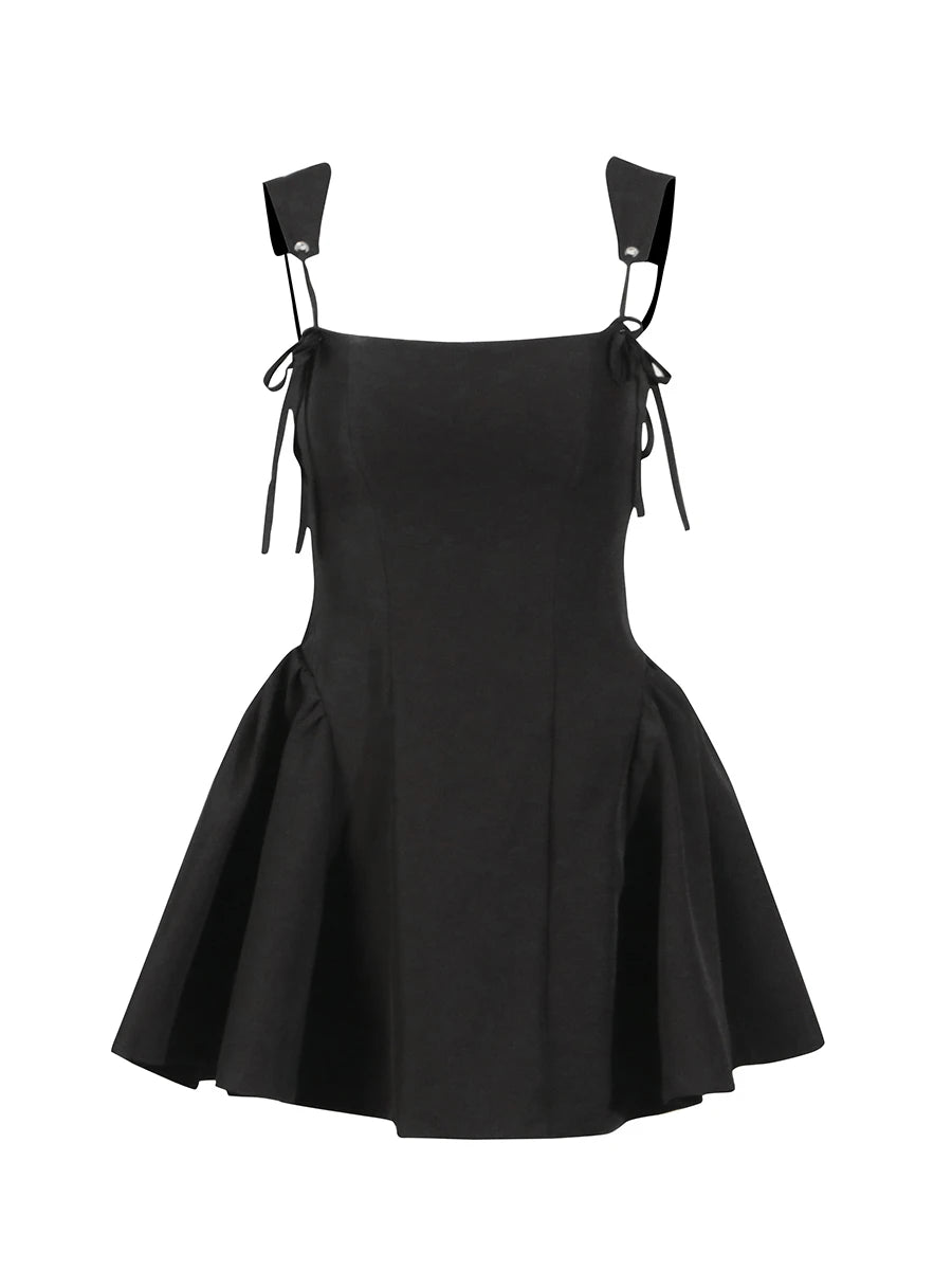Zalia Atelier | Square Neck Mini Dress