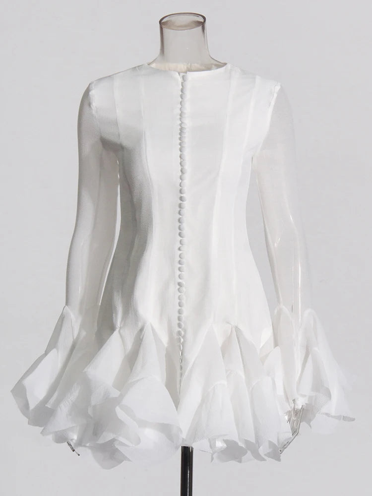 Zalia Atelier | White Party Dress