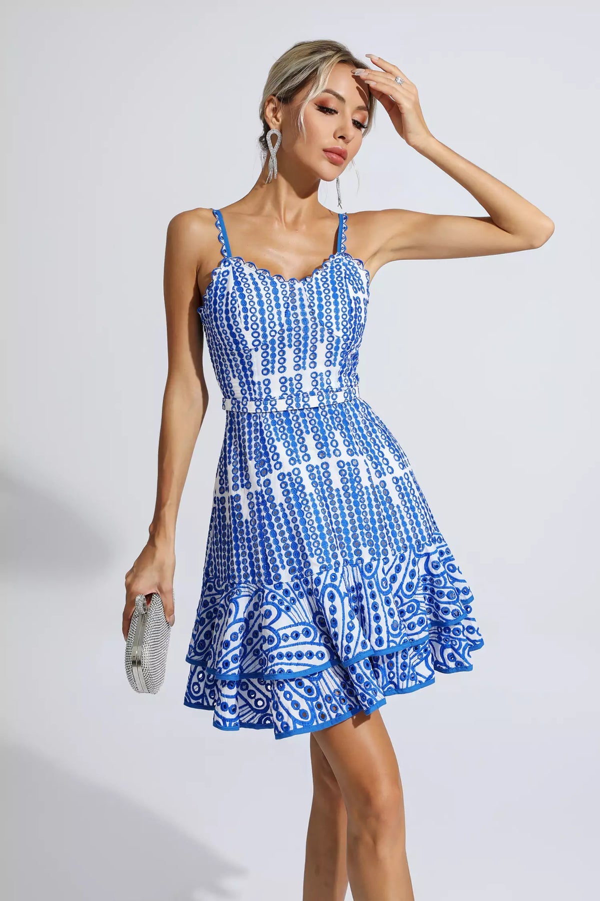Broderie Mini Dress Charo Ruiz dupe dress