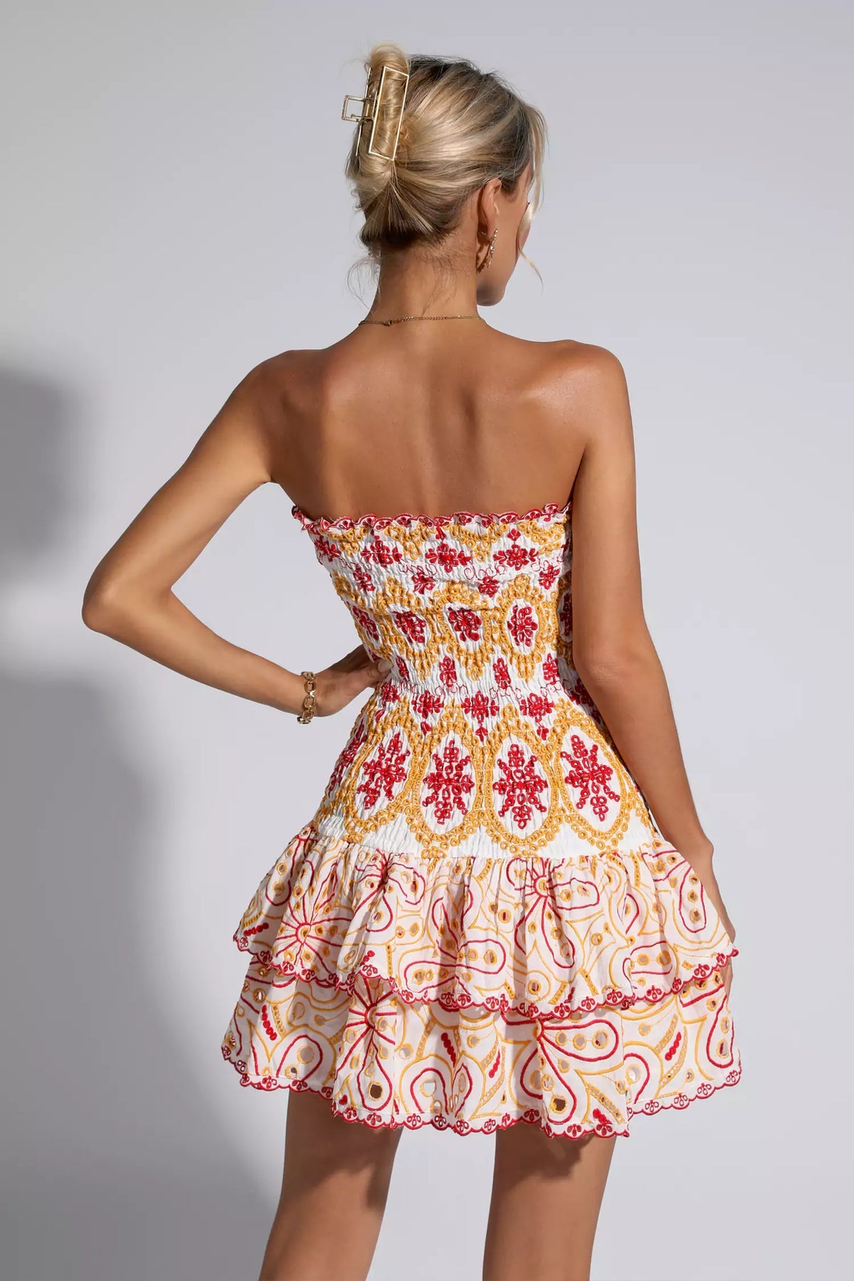 Broderie Mini Dress Charo Ruiz dupe dress