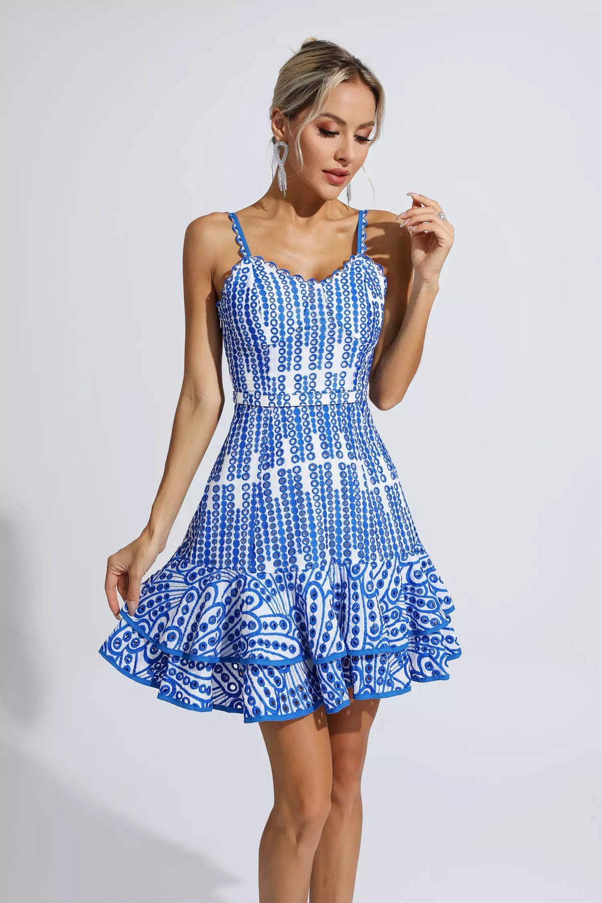 Broderie Mini Dress Charo Ruiz dupe dress