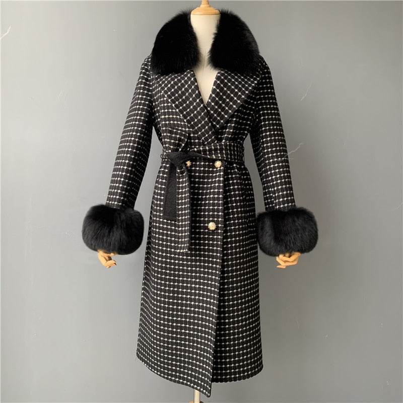 Kylah Cashmere Wool Coat