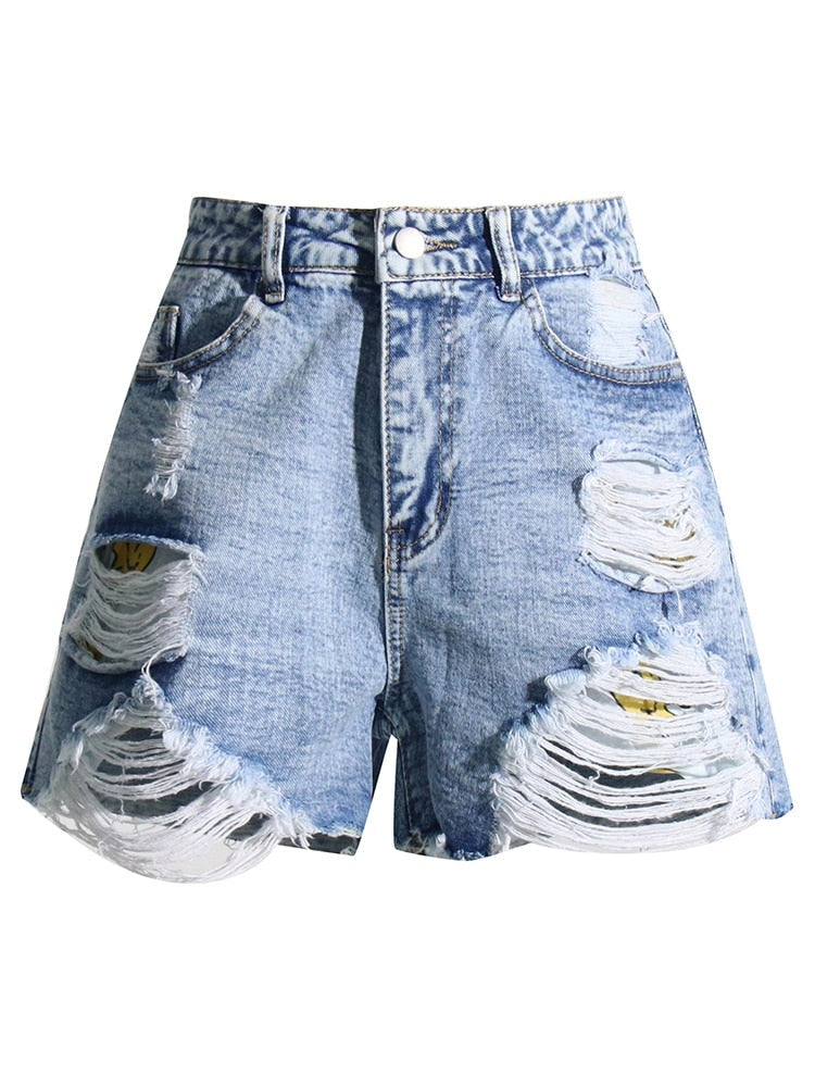 Vintage Cut Denim Shorts