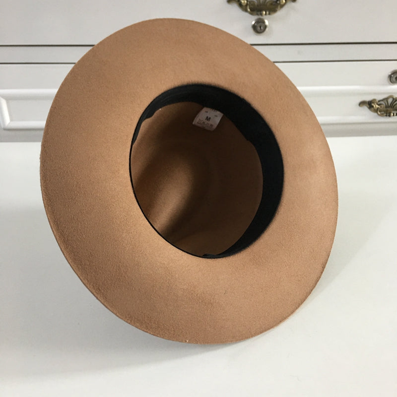 Pin and Feather Wool Hat