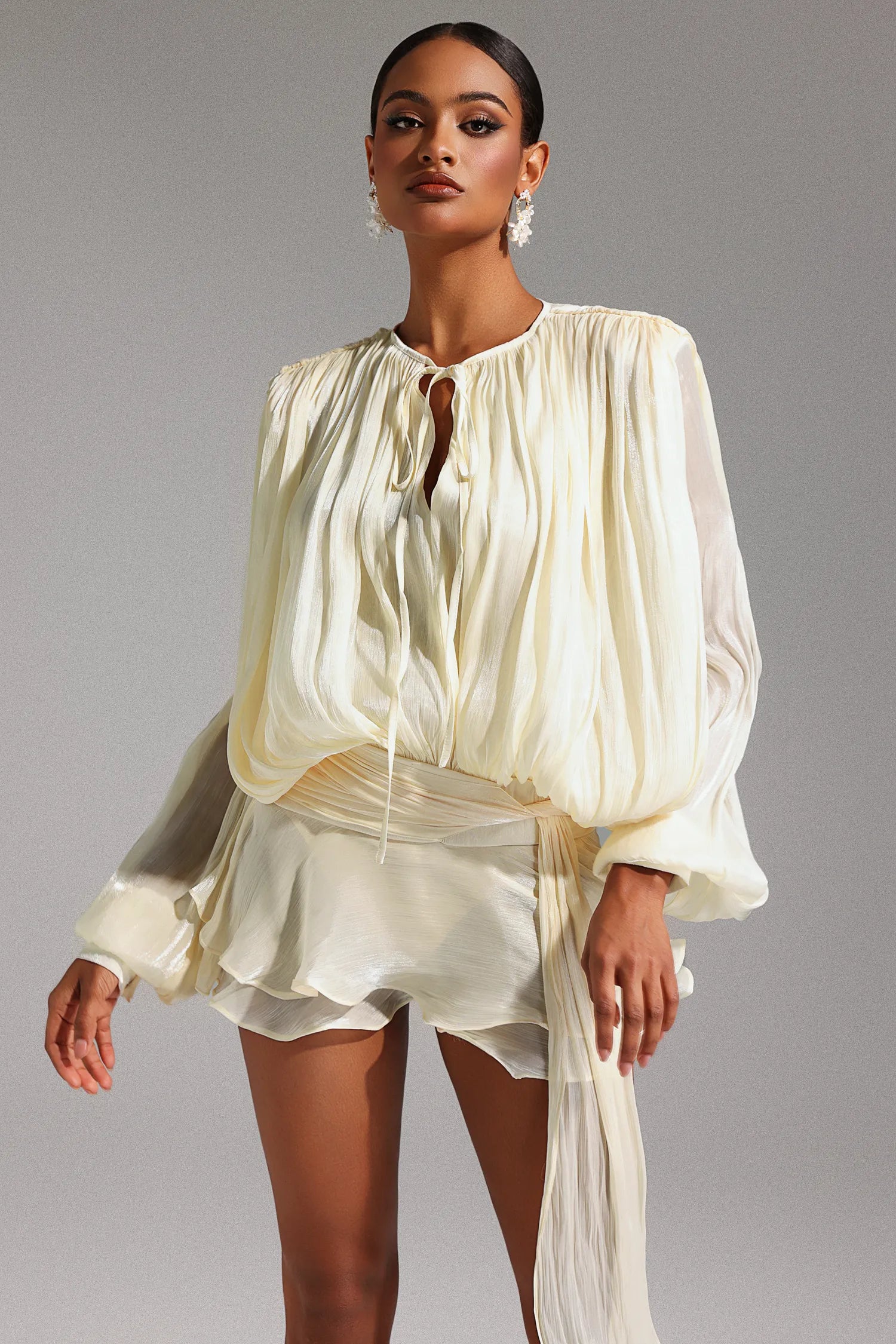 Blouson Mini Dress