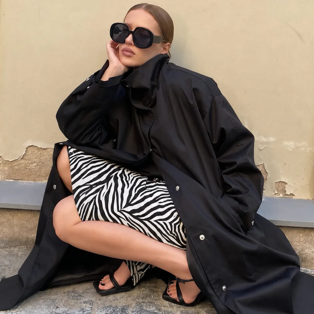 Animal Print Midi Skirt - Zebra Print