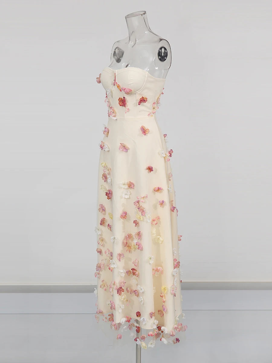 Appliques Strapless Dress | Zalia Atelier Dress