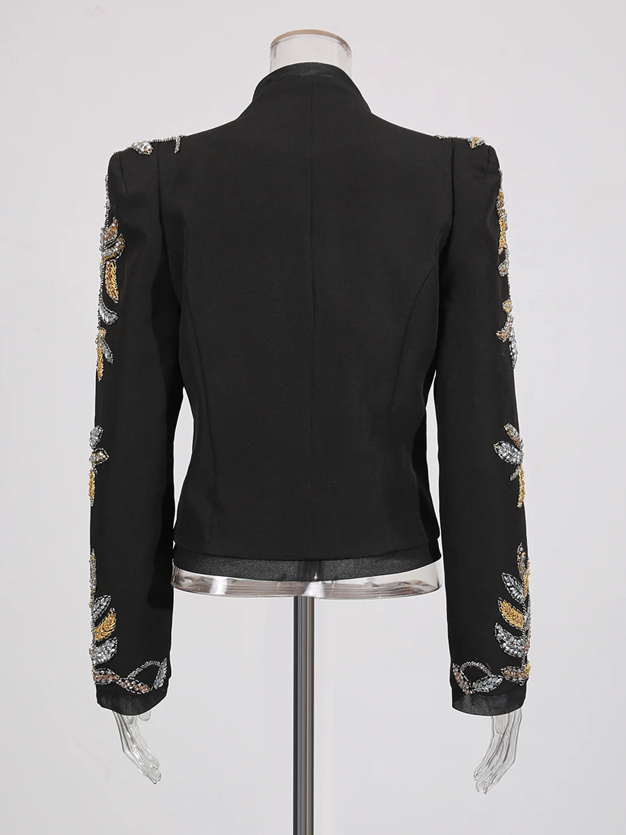 Zalia Atelier | Beaded Jacket | Back