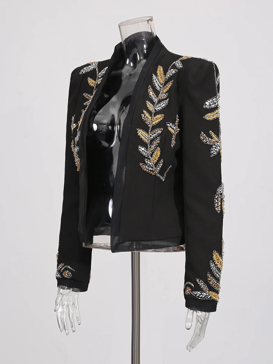 Zalia Atelier | Beaded Jacket | Side