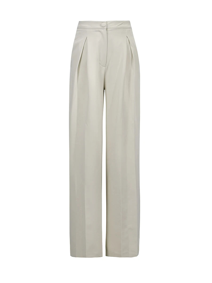 Zalia Atelier | Beige 2 Piece Set Pants