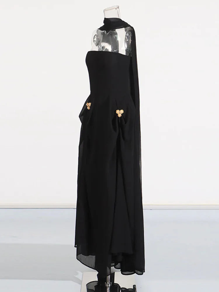 Zalia Atelier - Strapless Cocktail Gown