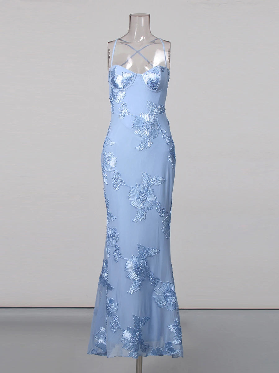 Zalia Atelier | Blue Cocktail Gown