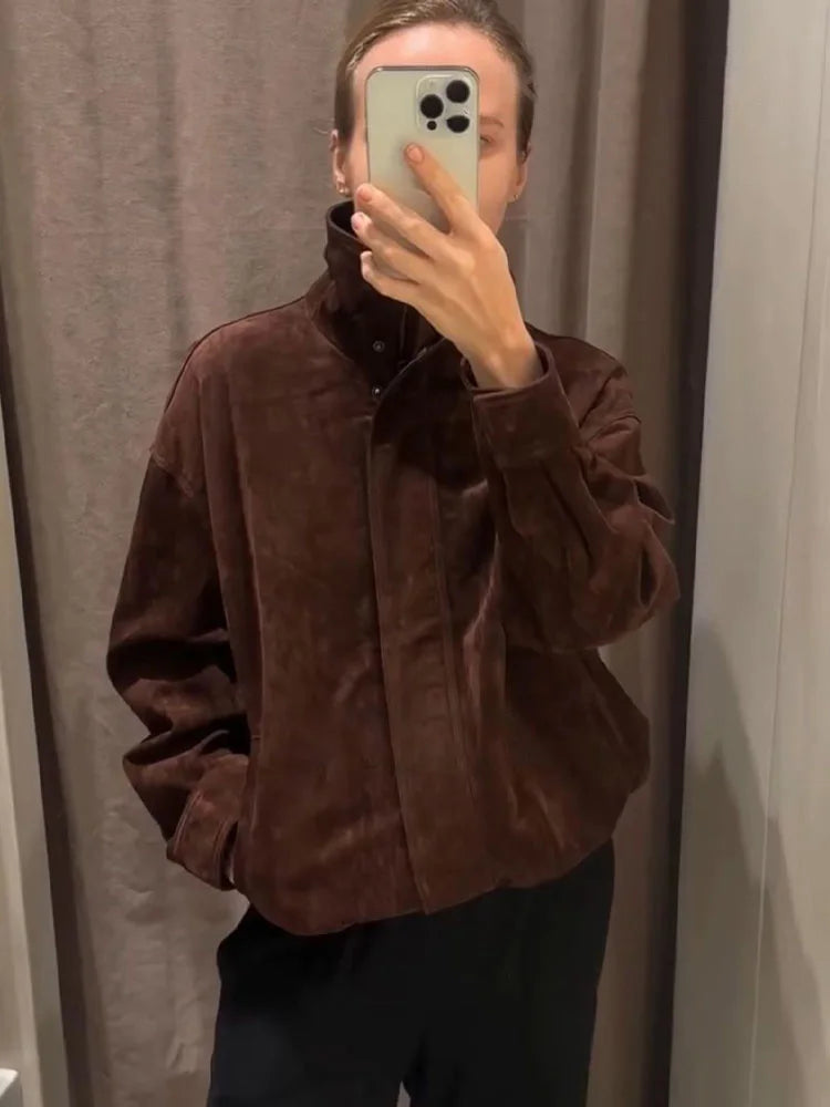 Women's Dark Brown Jacket