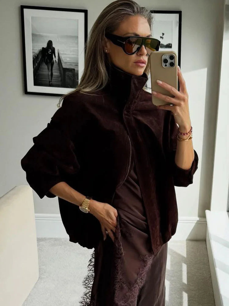 Women's Dark Brown Jacket
