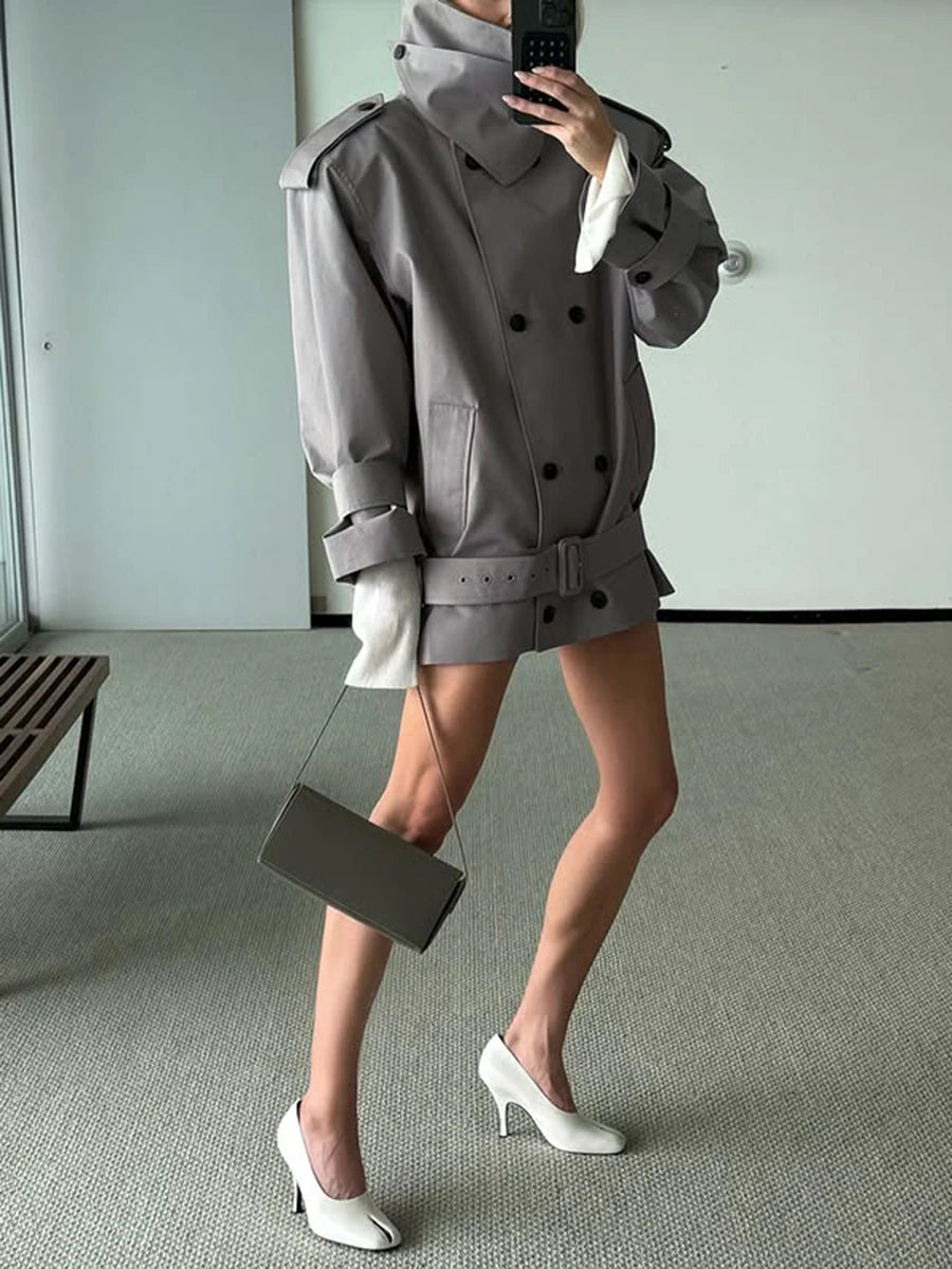 Double Breasted Trench Jacket