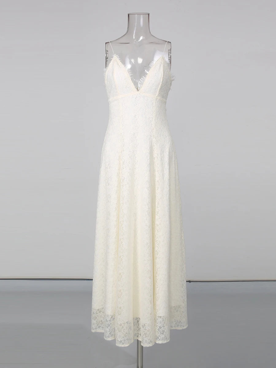Floral Lace Dress (Without Cape)